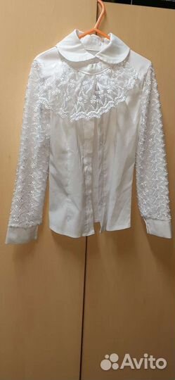 Блузки школьные д/д