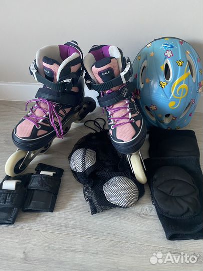 Ролики раздвижные Oxelo 35-38 размер