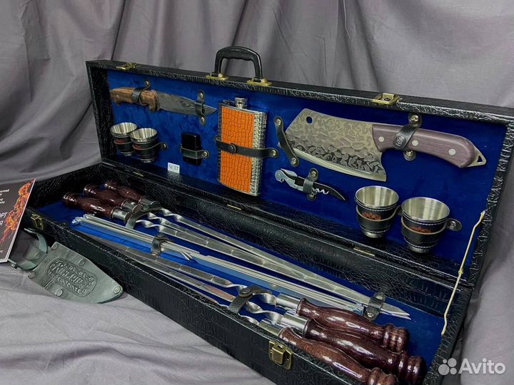 Набор шампуров в кейсе