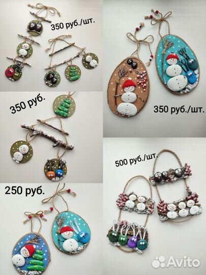 Новогодние Снеговики, поделка в детский сад/школу