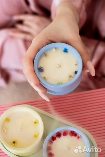 Массажная свеча в гипсе 75 мл