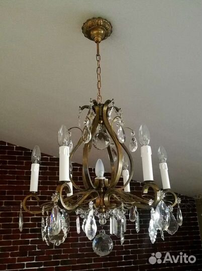 Старинная люстра (Франция)