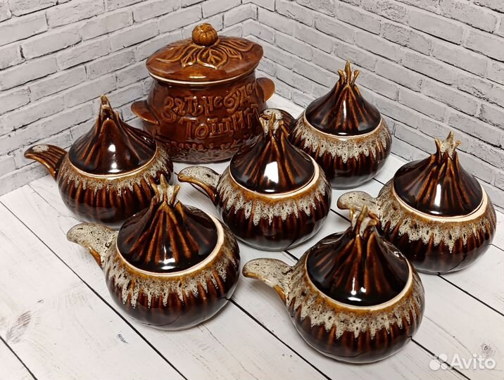 Горшочки керамические для выпекания