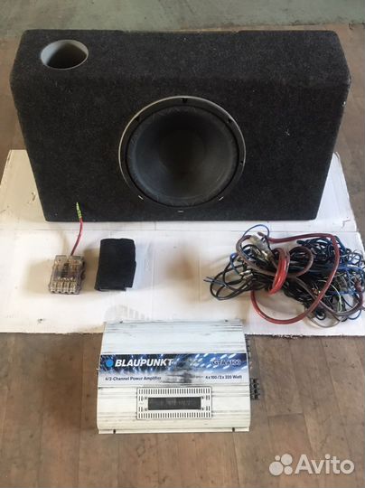 Сабвуфер усилитель колонка еа авто