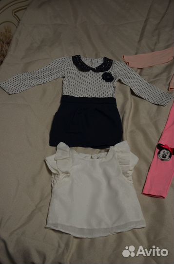 Пакет фирменной одежды для девочки на 2,6 -5 лет