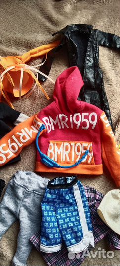 Лот одежды для кукол экшен, Барби, Кена