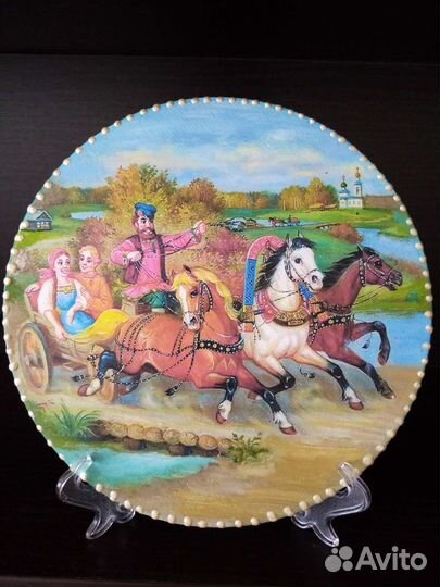 Декоративные картины маслом на фанере