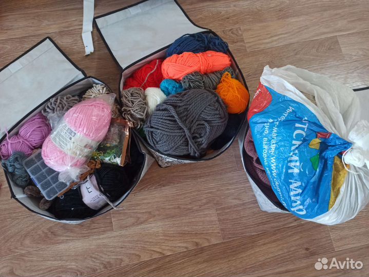 Пряжа для вязания нитки шерсть
