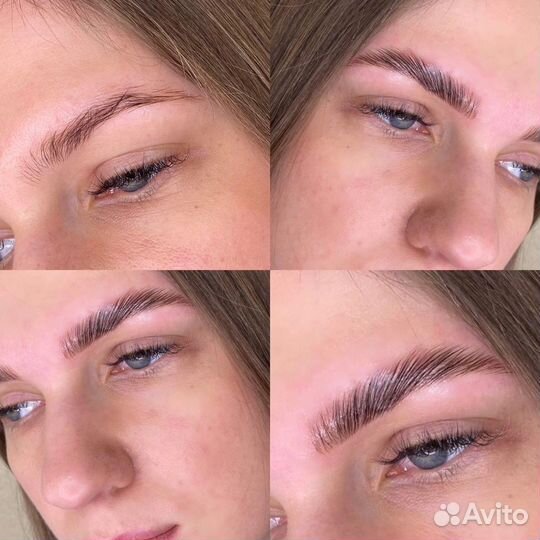 Окрашивание коррекция/ ламинирование, бровей