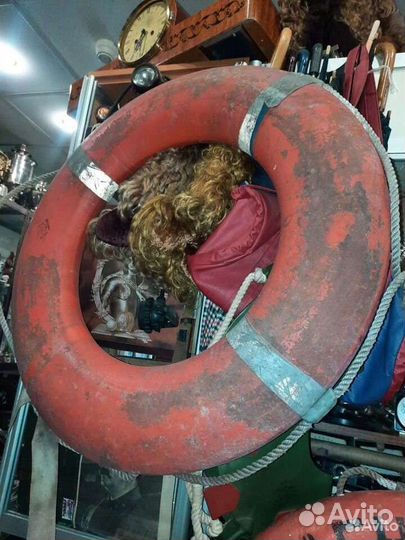 Круг спасательный, настоящий. В хорошем состоянии
