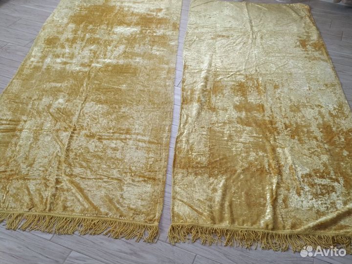 Шторы плюш СССР винтаж