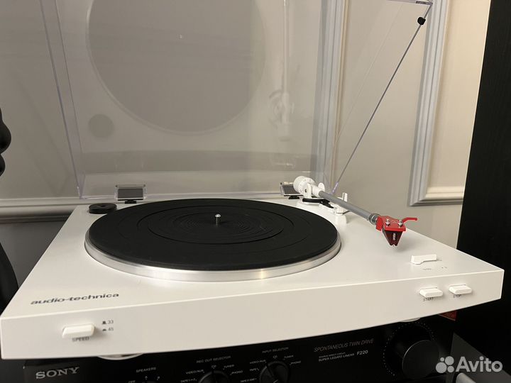 Виниловый проигрыватель audio technica