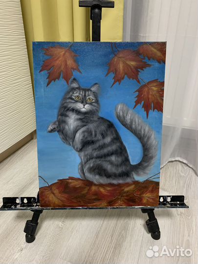 Картина «Котофей», масло, холст