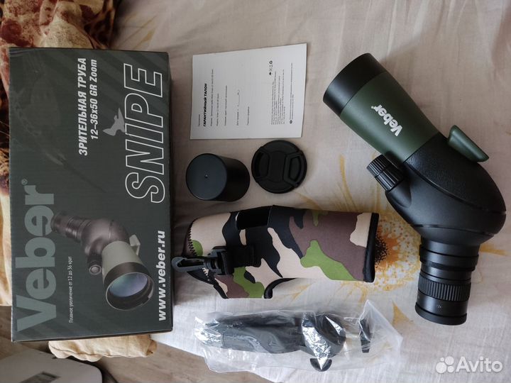 Новая зрительная труба Veber Snipe 12-36x50 GRZoom