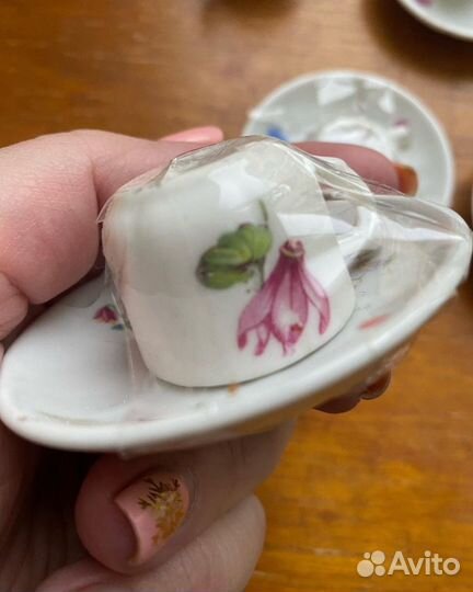 Кукольный сервиз ссср, посудка фарфоровая