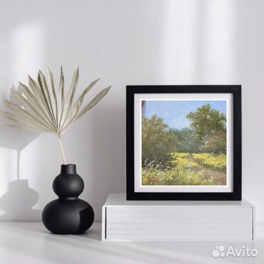 Бронь Картина этюд Пейзаж