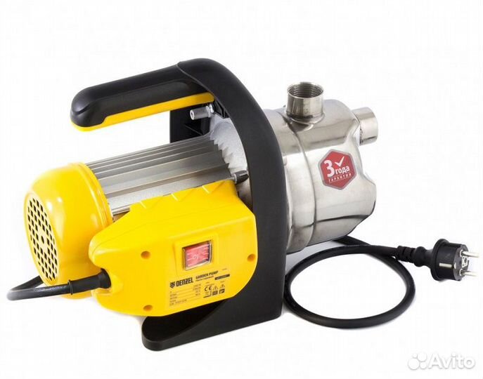 Садовый поверхностный насос GP1200Х, 1200 Вт, 3700