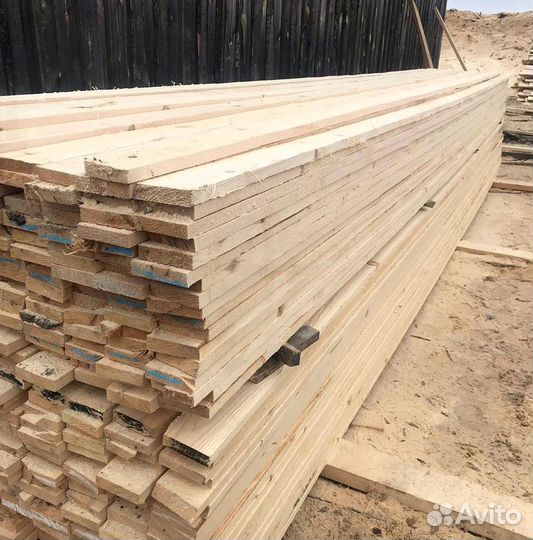 Доска обрезная естественной влажности 50х100