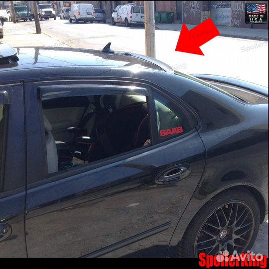 Спойлер заднего стекла Saab 9-3 2003-2012