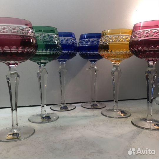 Фужеры хрустальные