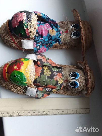 2 лаптя, декор на стену