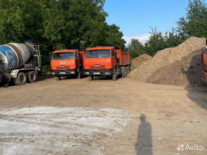 Песок щебень доставка