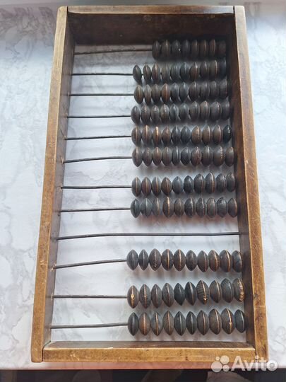 Счеты деревянные бухгалтерские и детские СССР