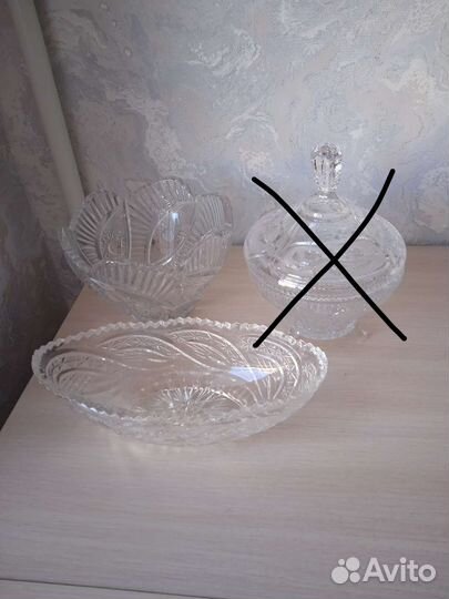 Хрустальная посуда СССР