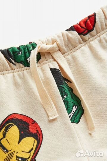 Коплект летний H&M marvel футболка +шорты 92