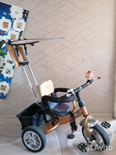 Детский велосипед с родительской ручкой