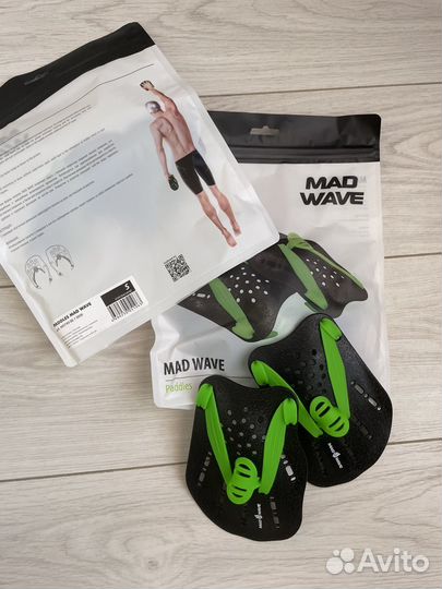 Лопатки для плавания mad wave