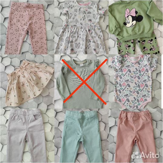 Вещи для девочки 80-86