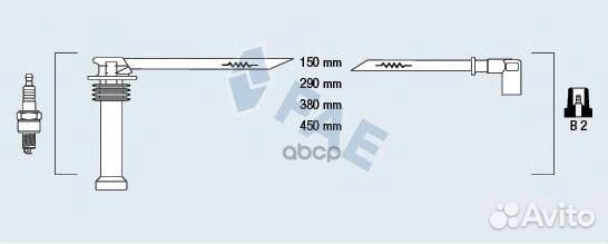 Провода зажигания 85125 FAE