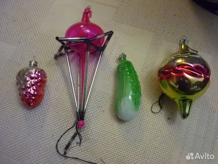 Елочные игрушки, фигурки, фонарики, др