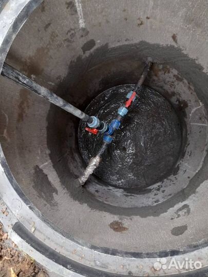 Септики из бетонных колец, колодцы