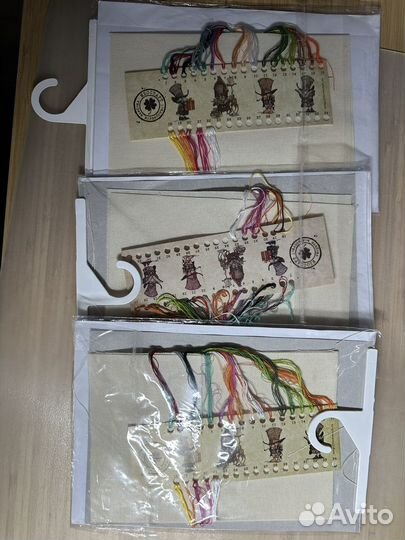 Лот наборы для вышивания остатки