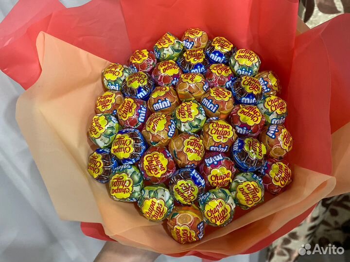 Букет из чупа чупсов