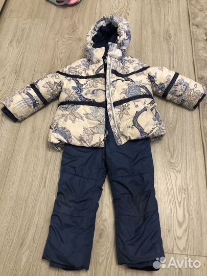 Зимний костюм для девочки 98