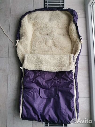 Конверт зимний на овчине