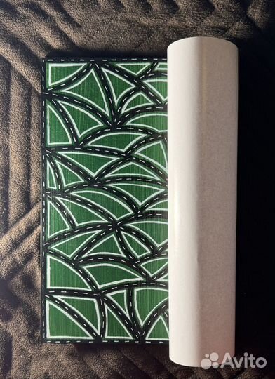 Картина Этно Зеленый Узор