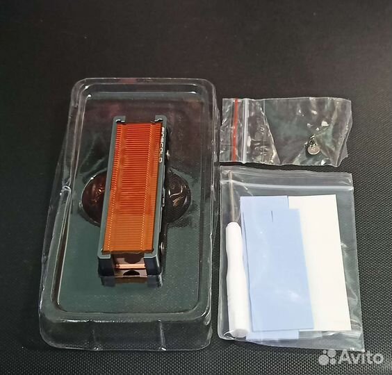 Радиатор для SSD M.2 NVMe Мощный медный двустор