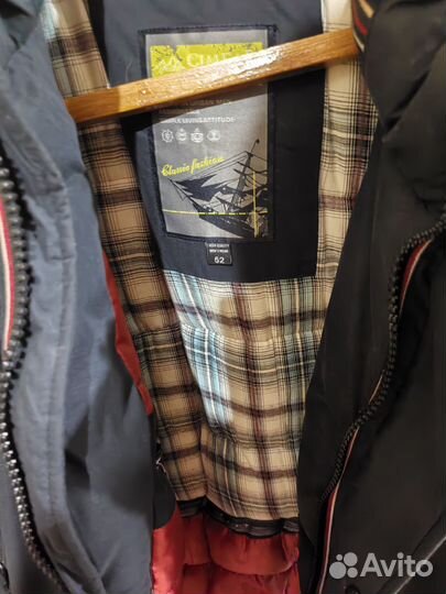 Пуховик зимний мужской бу