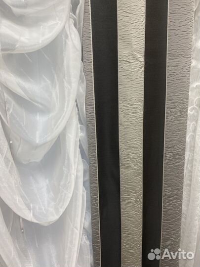 Шторы блэкаут рогожка