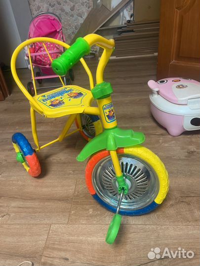 Детский трехколесный велосипед бу