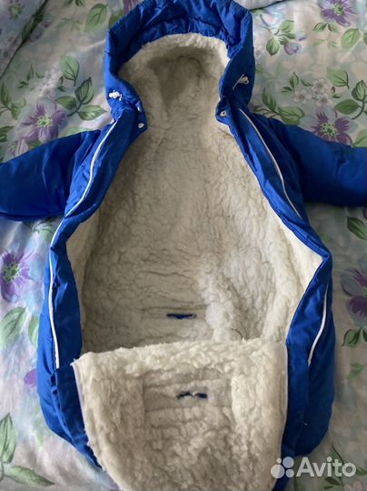 Зимний конверт в коляску