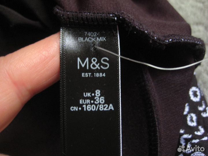 Шикарный купальник Marks&Spencer Англия р. 8 UK