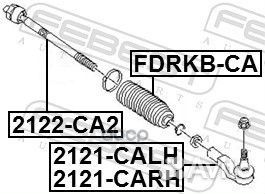 Пыльник рулевой рейки fdrkbca Febest