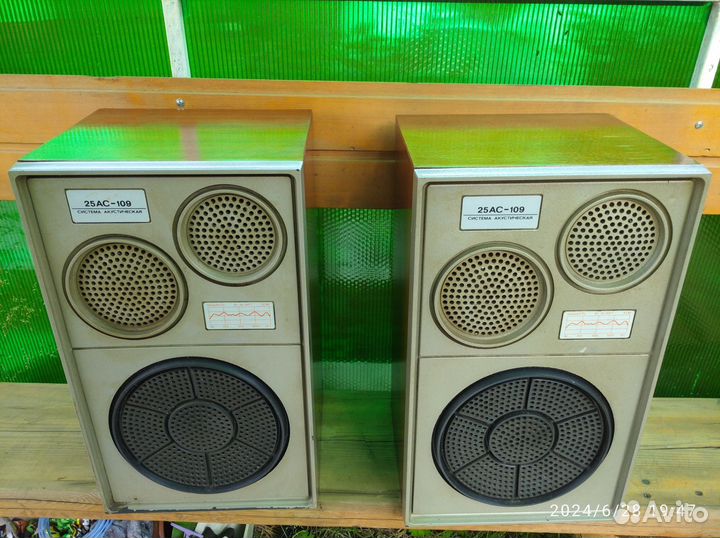 Акустические колонки вега 25 ас 109