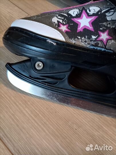 Коньки детские раздвижные, 35-38 р-р