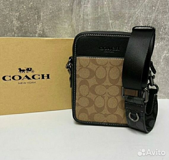 Сумка через плечо мужская Coach